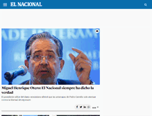 Tablet Screenshot of el-nacional.com